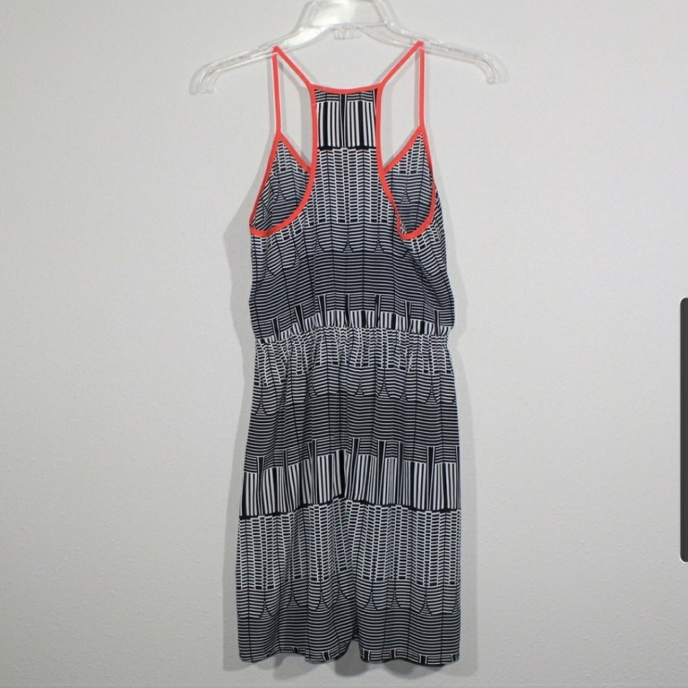 Lush Modern Geo Print Racerback Tank Dress - Picture 4 of 6